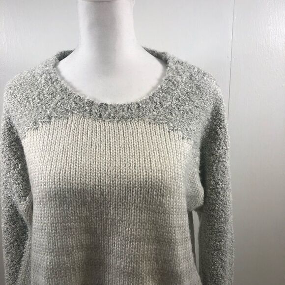 John + Jenn Gray Color Block Pullover Sweater S - Picture 4 of 9